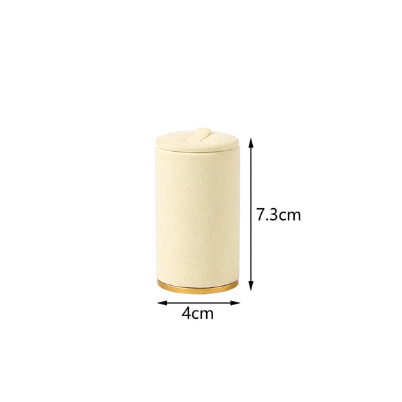 Creative Metal And Suede Jewelry Rack Highend Splicing Style For Ring Necklace Bracelet Pendant