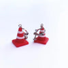 Creative Mini Road Cone Funny Interesting Ear Clips Wholesale