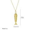 Creative Movable Microinlaid Zircon Small Fish Tropical Fish Pendant Necklace Copper Brass Electroplated