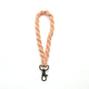 Creative New Cotton String Braided Bracelet Keychain Nordic Style Practical Business Gift Small Pendant Car Key Hanging