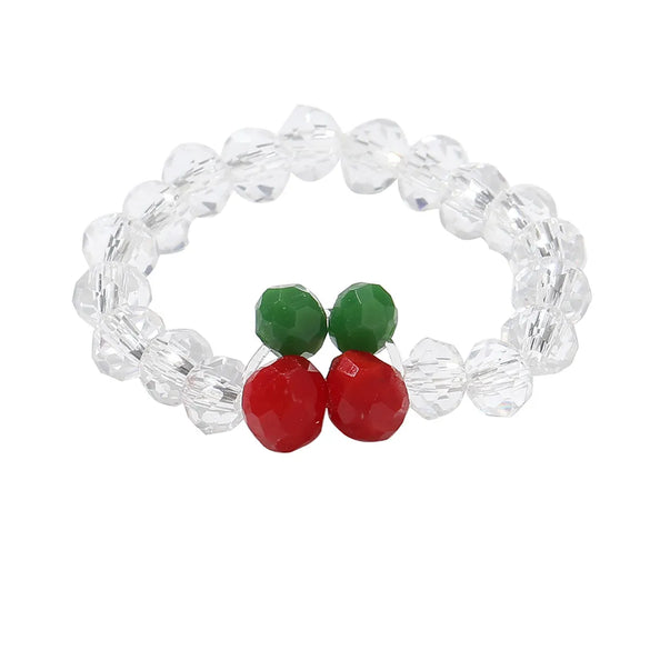 Creative New Elastic Crystal Bead Ring