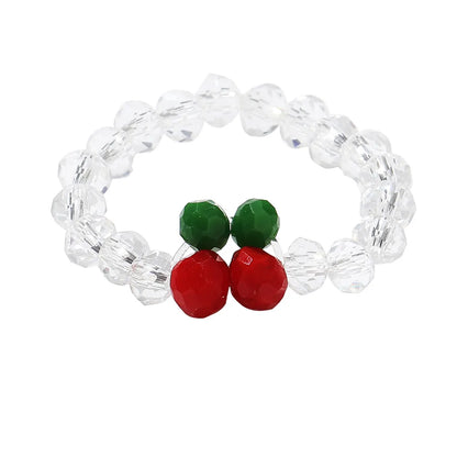 Creative New Elastic Crystal Bead Ring