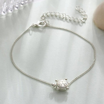 Creative Retro Minimalist Beach Turtle Anklet Bracelet Nhpj134415