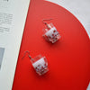 Creative Simulation Goblet Fruit Juice Milk Tea Earrings