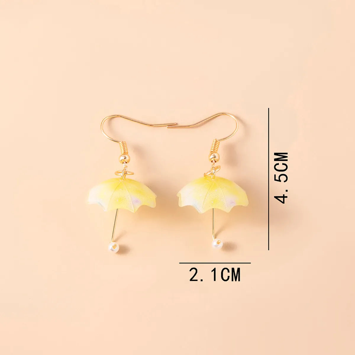 Fairy Style Princess Cute Color Block Synthesis Arylic Acrylic Earrings