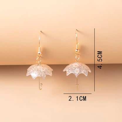 Fairy Style Princess Cute Color Block Synthesis Arylic Acrylic Earrings