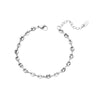 Creative Trendy Chain Jewelry Titanium Steel Bracelet For Women With Geometric Pattern And Electroplating Treatment