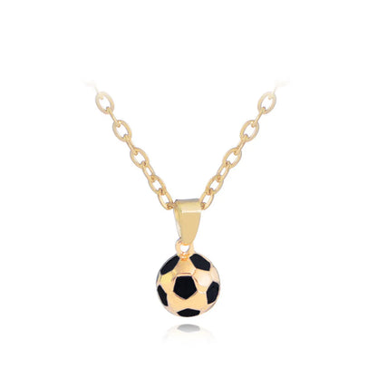 Creative World Cup Football Pendant Sweater Chain Necklace Hot Selling Necklace Women Wholesale Nihaojewelry