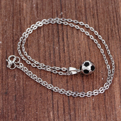 Creative World Cup Football Pendant Sweater Chain Necklace Hot Selling Necklace Women Wholesale Nihaojewelry