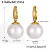 Crescent Shaped Double Layer Necklace And Texturised Bead Earrings Set In Titanium Steel With Lapis Lazuite Beads Light Luxury Style Electroplating Process
