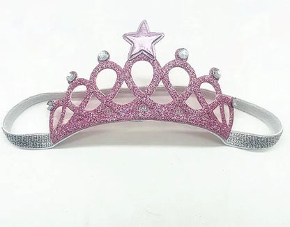 Baby Hair Band Crown  Children'S Hair Accessories Baby Hair Band Girl'S Headdress 100 Days Full Moon Birthday