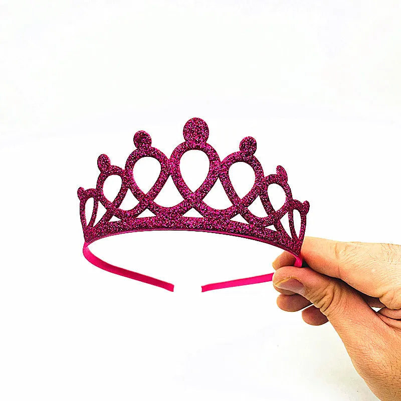 Baby Hair Band Crown  Children'S Hair Accessories Baby Hair Band Girl'S Headdress 100 Days Full Moon Birthday