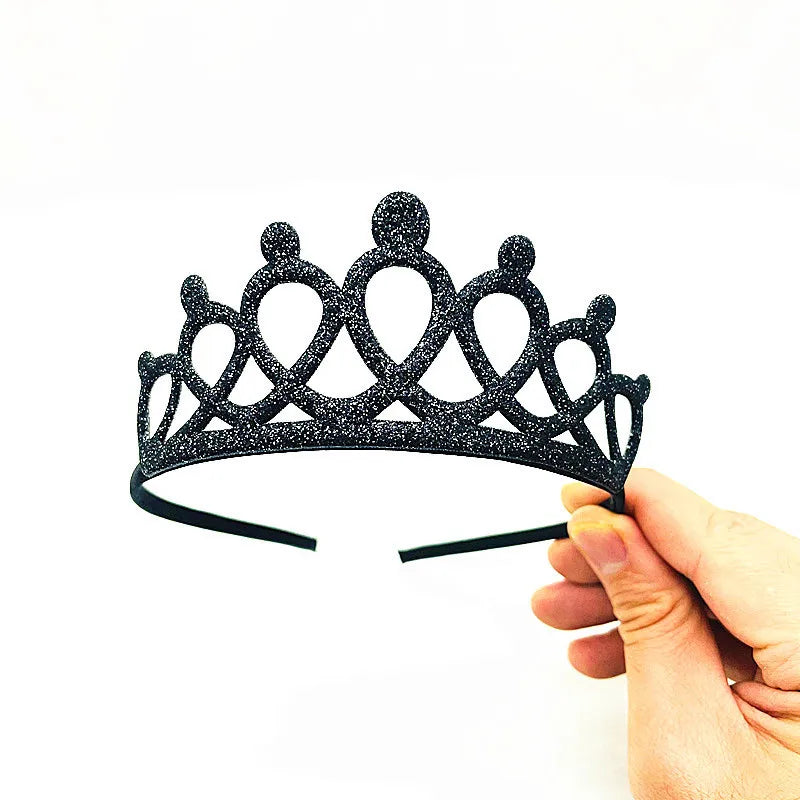 Baby Hair Band Crown  Children'S Hair Accessories Baby Hair Band Girl'S Headdress 100 Days Full Moon Birthday