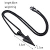 Cross-border European And American Personalized Triangle Spearhead Men's Necklace Retro Arrow Necklace Pendant Accessories