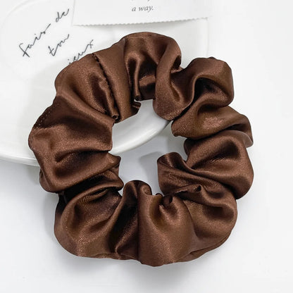 Satin Pig Large Intestine Hair Ring  Tie Rope Flower  Rubber Band Hair Ring Hair Accessories Wholesale