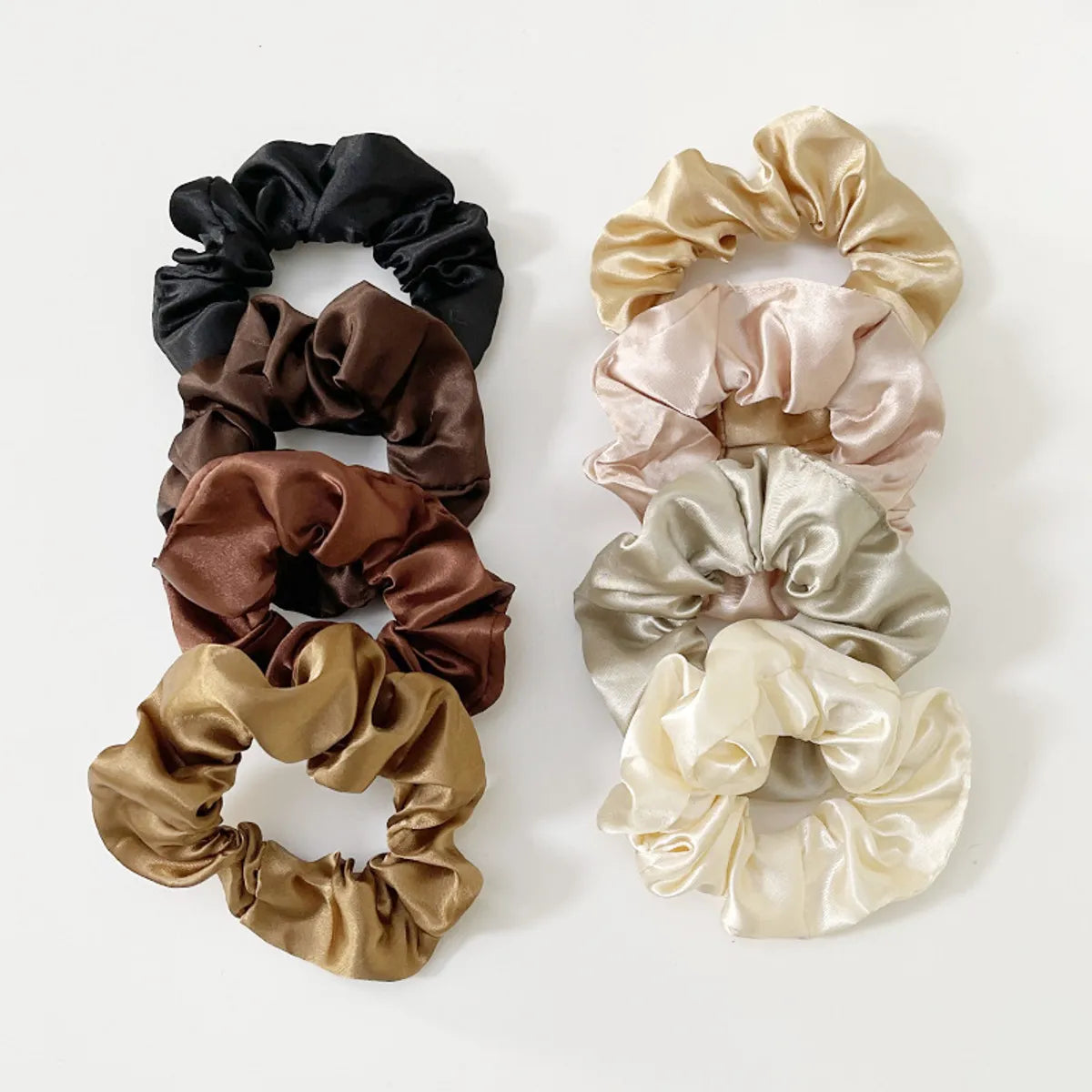 Satin Pig Large Intestine Hair Ring  Tie Rope Flower  Rubber Band Hair Ring Hair Accessories Wholesale