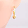 1 Pair Ig Style Simple Style C Shape Plating Inlay Sterling Silver Pearl White Gold Plated Gold Plated Ear Studs