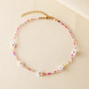 Simple Style Geometric Beaded Inlaid Pearls Women'S Necklace