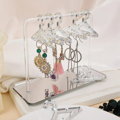 Hanging Personalized Earring Holder Acrylic Costume Frame Earrings Storage Display Rack