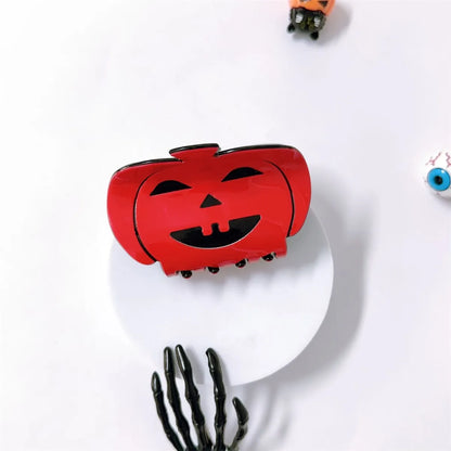 Hot Halloween Headwear Funny Devil Bat Wings Skull Hand Hairpin Pressing Hairpin Headband Grab Clip