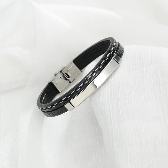 Retro Geometric 201 Stainless Steel Stainless Steel No Inlaid Unisex