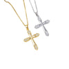 Cross Necklace Copper Retro Style Electroplated For Women