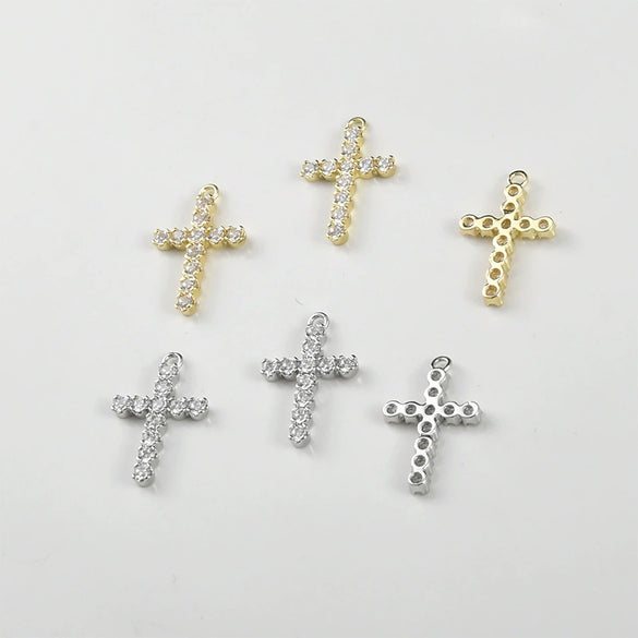 Cross Pendant Jewelry Accessories Copper Electroplating 14K Goldfilled Colorpreserving