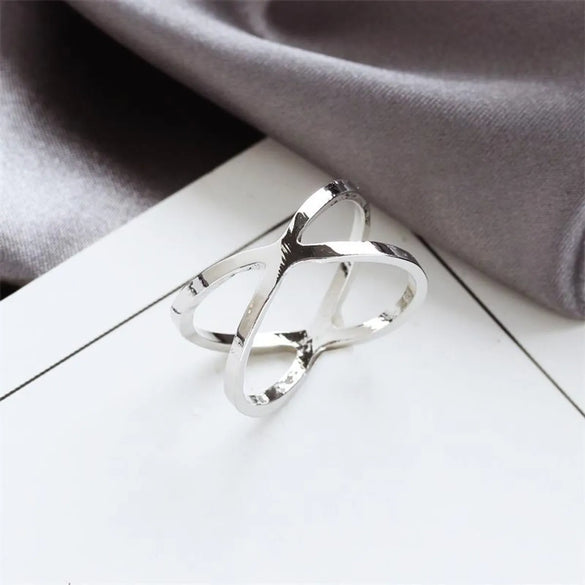 Cross Three-dimensional Hollow Ring Korean Jewelry Wholesale Women Index Finger Ring Wholesales Fashion