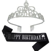 Crown Hairband Metal Hair Accessories With Letters Text Flower Pattern For Party