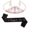 Crown Shoulder Strap Suit Satin Cloth Gilding Printing Ceremony