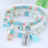 Crystal Beads Fashion Multi-Layer Bracelet