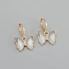 Crystal Butterfly Earrings Exquisite Diamond-Studded Glass Earrings Wholesale Nihaojewelry