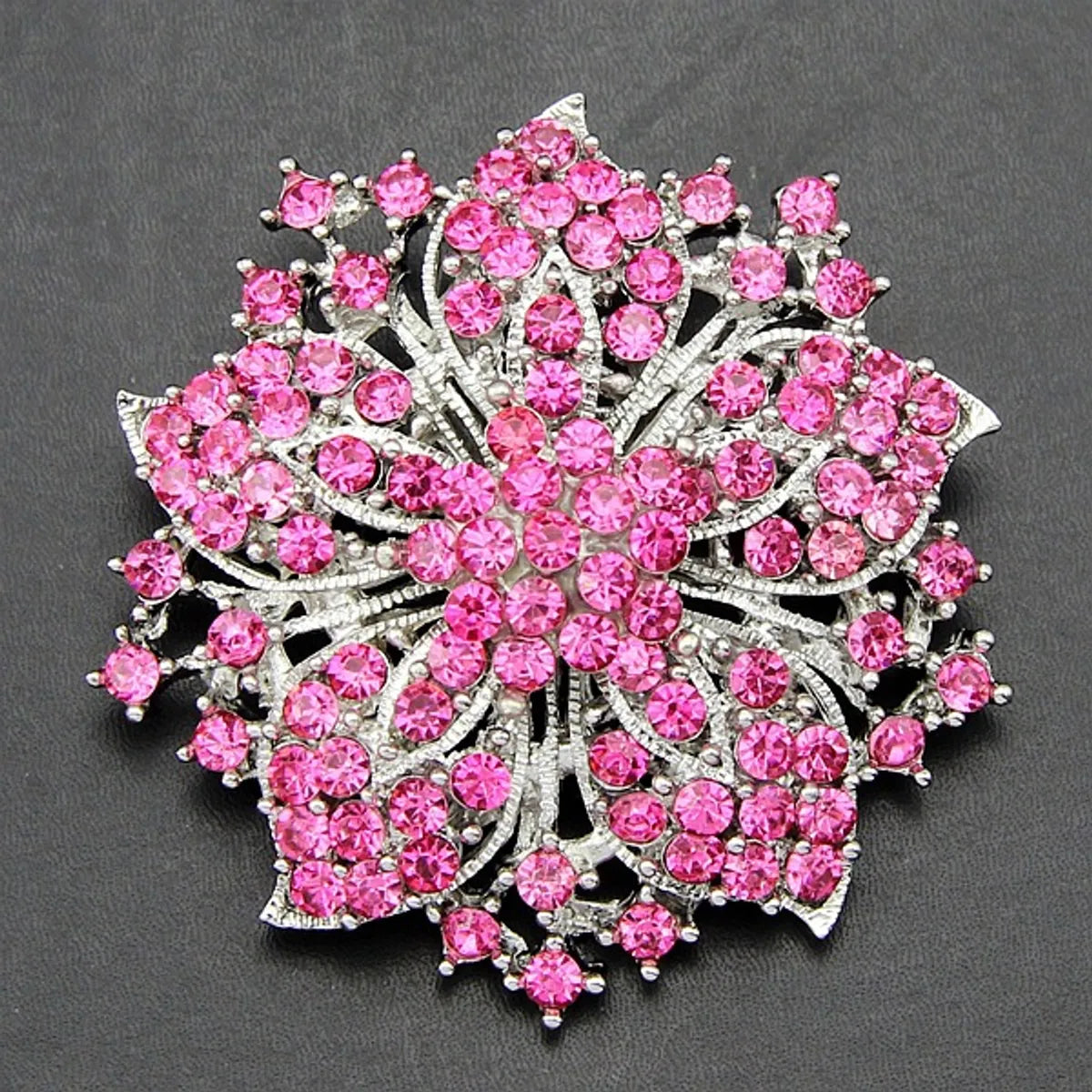 Fashion Flower Rhinestone Women'S Brooches