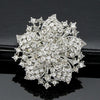 Fashion Flower Rhinestone Women'S Brooches