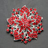 Fashion Flower Rhinestone Women'S Brooches