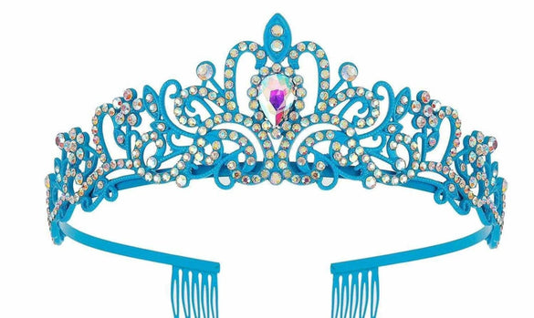 Crystal Diamond Bride Wedding Hair Crown Birthday Headdress Hair Accessories Ball Crown Show Headband