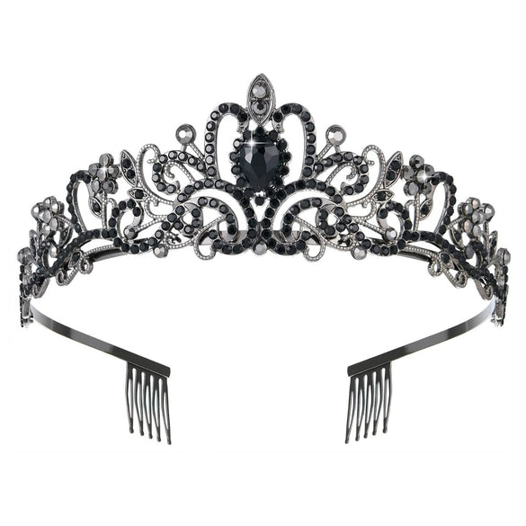 Crystal Diamond Bride Wedding Hair Crown Birthday Headdress Hair Accessories Ball Crown Show Headband