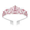 Crystal Diamond Bride Wedding Hair Crown Birthday Headdress Hair Accessories Ball Crown Show Headband