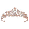 Crystal Diamond Bride Wedding Hair Crown Birthday Headdress Hair Accessories Ball Crown Show Headband