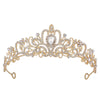 Crystal Diamond Bride Wedding Hair Crown Birthday Headdress Hair Accessories Ball Crown Show Headband