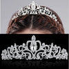 Crystal Diamond Bride Wedding Hair Crown Birthday Headdress Hair Accessories Ball Crown Show Headband