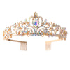 Crystal Diamond Bride Wedding Hair Crown Birthday Headdress Hair Accessories Ball Crown Show Headband