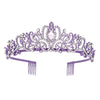 Crystal Diamond Bride Wedding Hair Crown Birthday Headdress Hair Accessories Ball Crown Show Headband