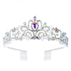 Crystal Diamond Bride Wedding Hair Crown Birthday Headdress Hair Accessories Ball Crown Show Headband