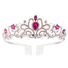 Crystal Diamond Bride Wedding Hair Crown Birthday Headdress Hair Accessories Ball Crown Show Headband