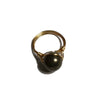 Crystal Four Layer Geometric Ring Bag Hand Wrapped Electroplated Color Preserving Unisex Everyday Fashion Jewelry