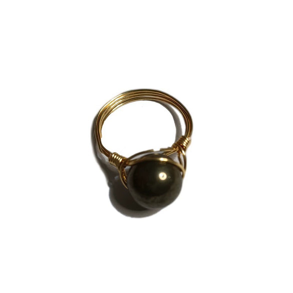 Crystal Four Layer Geometric Ring Bag Hand Wrapped Electroplated Color Preserving Unisex Everyday Fashion Jewelry