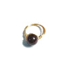 Crystal Four Layer Geometric Ring Bag Hand Wrapped Electroplated Color Preserving Unisex Everyday Fashion Jewelry