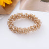 Crystal Handmade Hair Band And Ponytail Hair Accessories High Elasticity Minimalist Style
