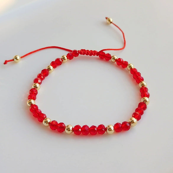 Crystal Handwoven Bracelet For Women In Ins Style